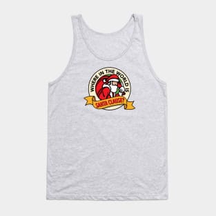 Where in the World is Santa Clause? (Green) Tank Top